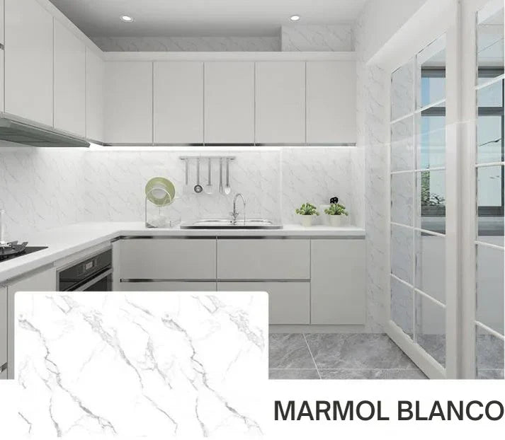 MarmoWrap® | Vinilo Autoadhesivo (3m x 60cm) + Manual de Uso GRATIS
