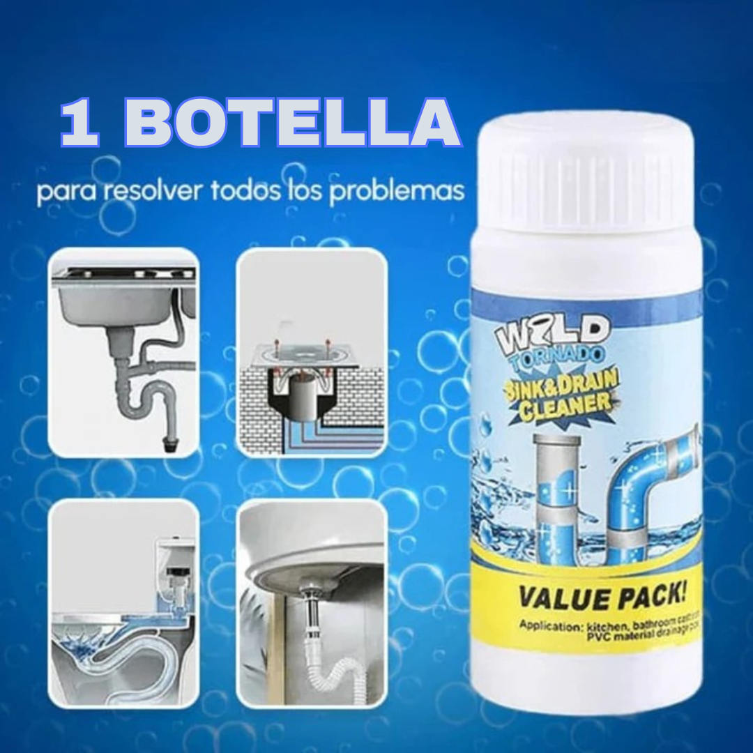 Wild Tornado® | Destapa Cañerías Rápido y Fácil
