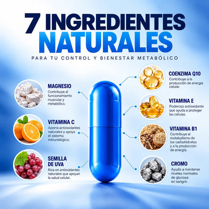 Natural Caps® DIAVITA 7 EN 1 | Control de la Glucosa