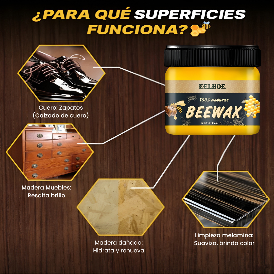 BeeWax® Original | Cera 100g Restaurador de Madera