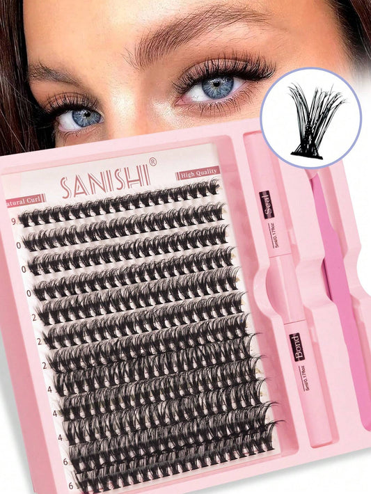 SANISHI - Kit de Pestañas REUTILIZABLE (144 PESTAÑAS)
