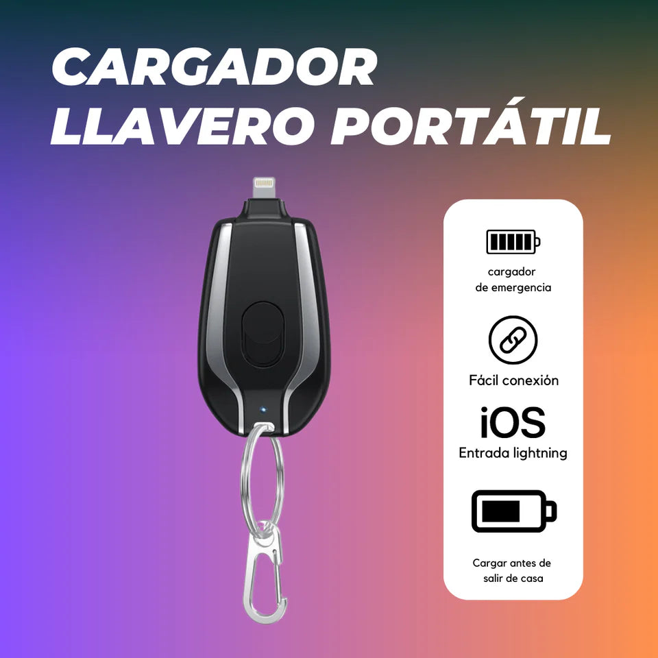 Cargador Llavero Portátil - Llevalo a Todas Partes