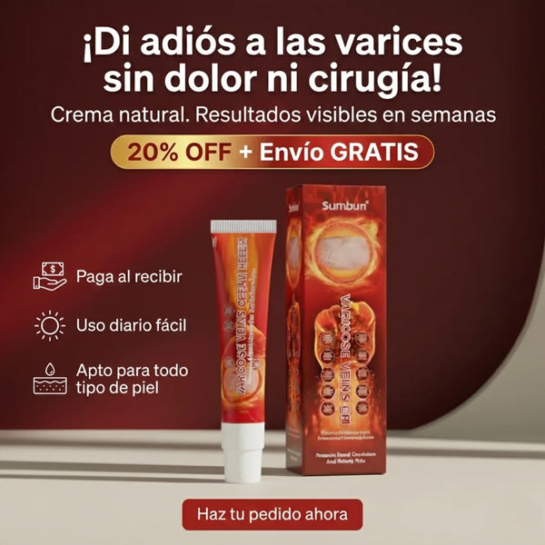 RevivaVein® | Crema para Várices + eBook de Regalo