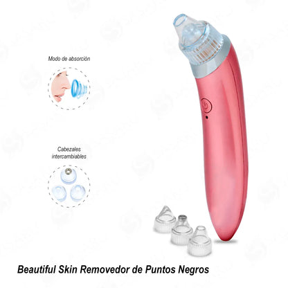 PureSkin™ - Succionador de Puntos Negros + 4 Cabezales de REGALO