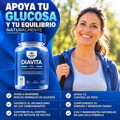 Natural Caps® DIAVITA 7 EN 1 | Control de la Glucosa