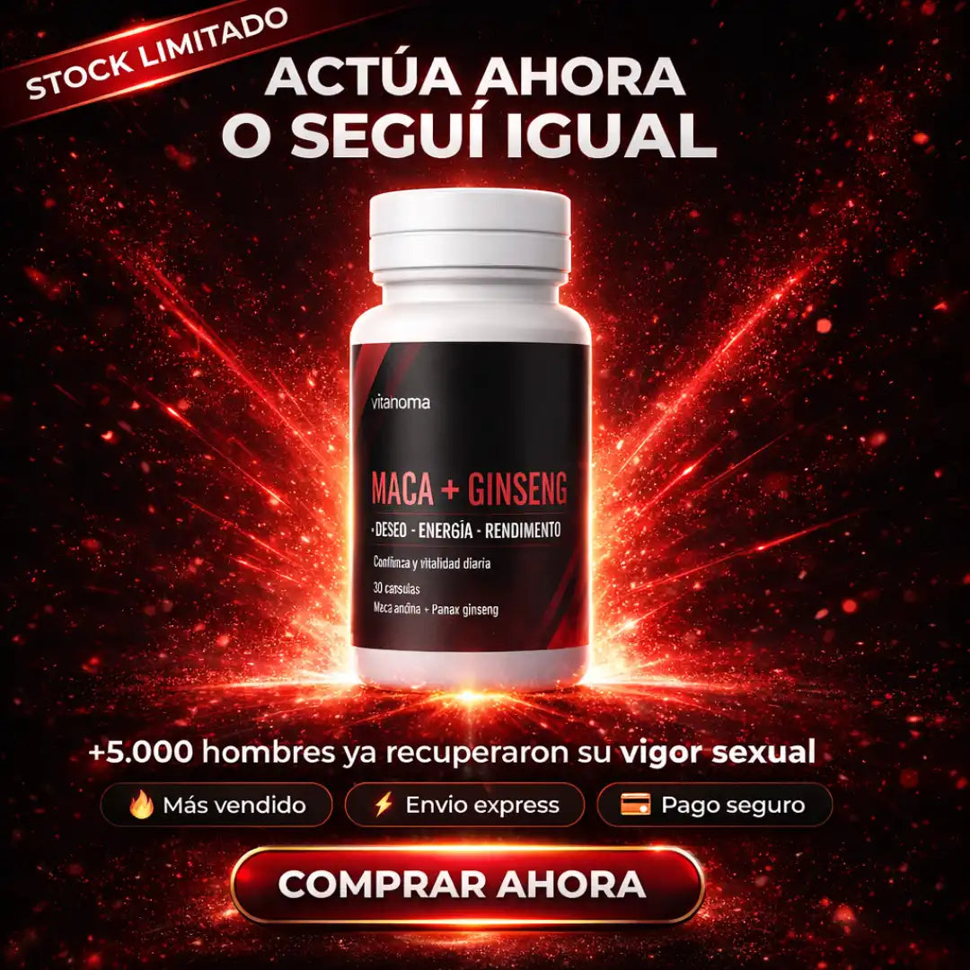 Vigormax® Maca + Ginseng | Fórmula Dual Potenciada