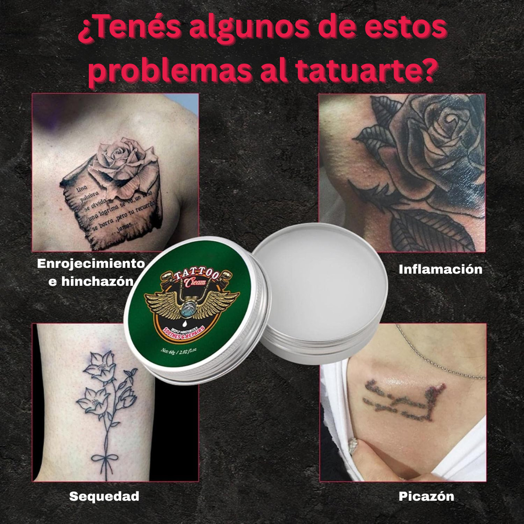 TattooCare™ | Crema para Tatuajes Alivia y Repara