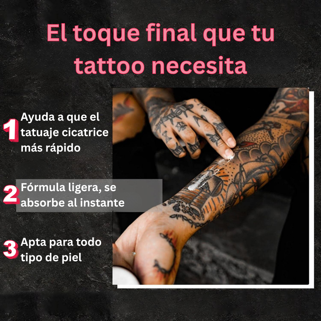 TattooCare™ | Crema para Tatuajes Alivia y Repara