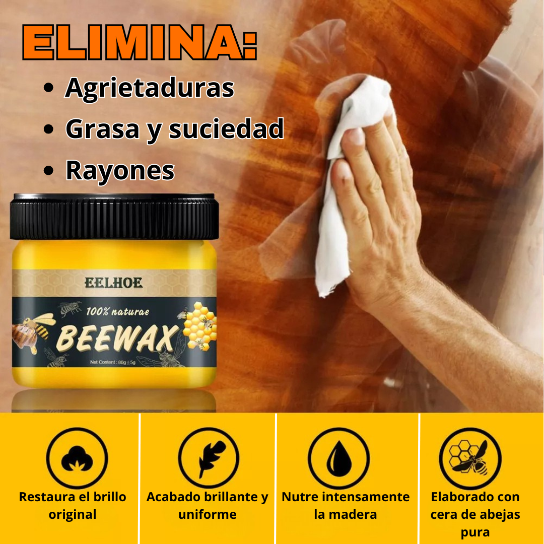 BeeWax® | Cera 100g Restaurador de Madera ORIGINAL