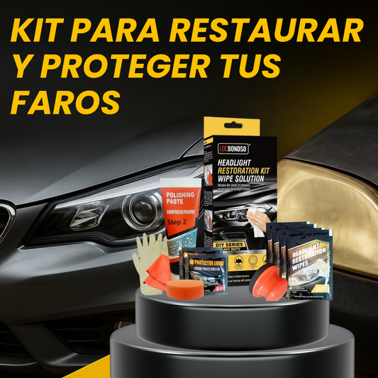 Kit HeadLight® | Restauración Total de Faros en Minutos