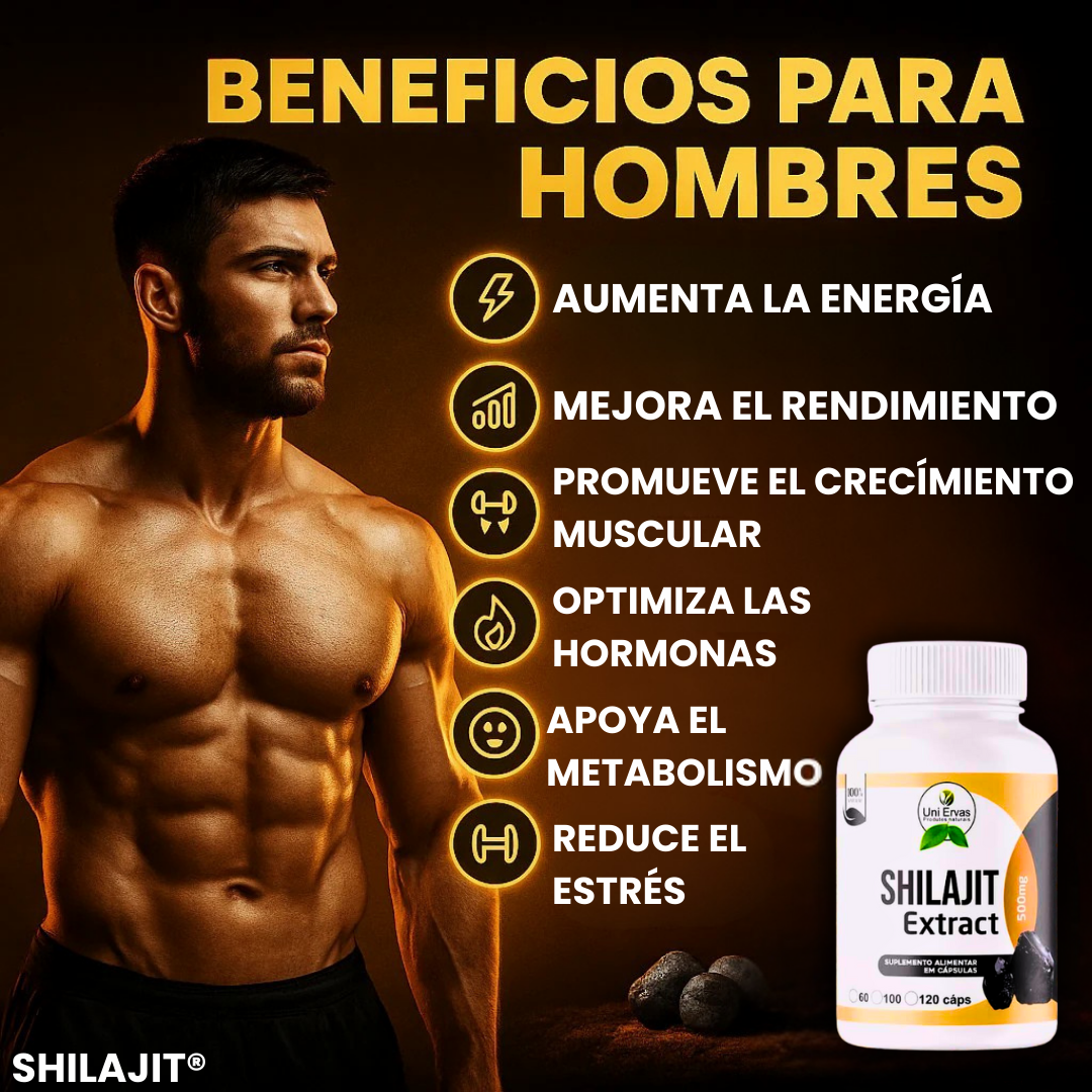 Hercules Shilajit® ORIGINAL - 60 Cápsulas