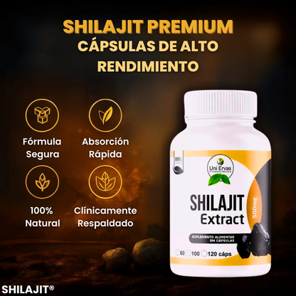 Hercules Shilajit® ORIGINAL - 60 Cápsulas