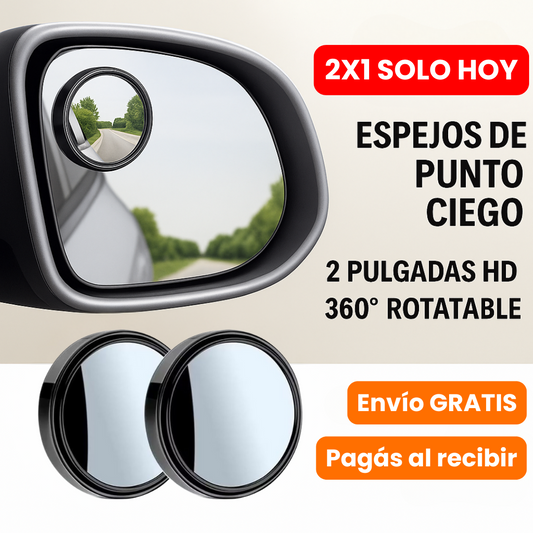 Vision360® 2x1 | Espejos HD para un Manejo Seguro