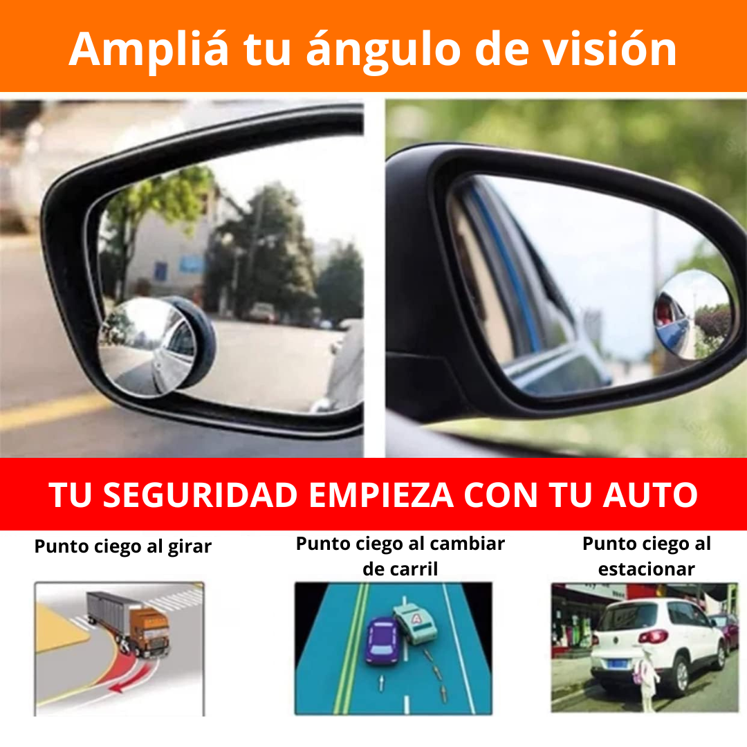Vision360® 2x1 | Espejos HD para un Manejo Seguro