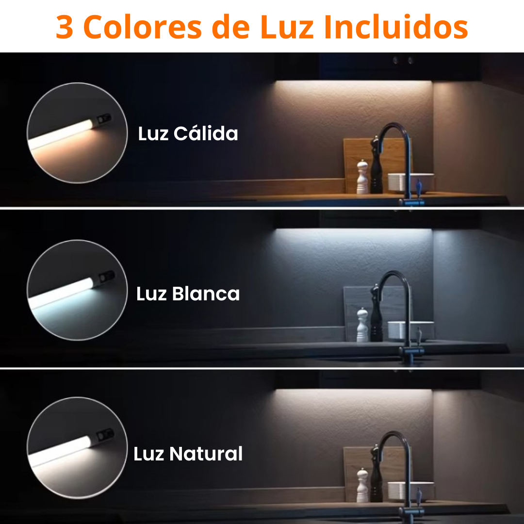 LumoSense® (38cm largo x 2.9cm ancho) | Iluminación Automática e Inteligente