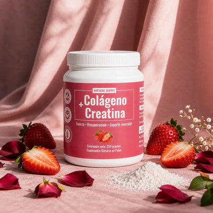 Colágeno + Creatina | Fuerza, Piel & Tono · 250g