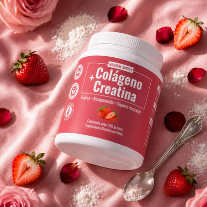 Colágeno + Creatina | Fuerza, Piel & Tono · 250g