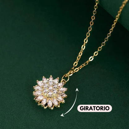 Collar de Girasol Giratorio - Antiansiedad y Antiestrés