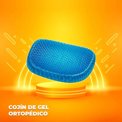 ComfySeat™ - Cojín de Gel Ortopédico y Ergonómico