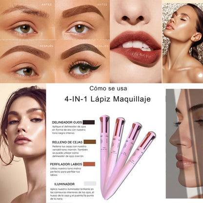 Lápiz De Maquillaje 4 en 1 - MultiMate®
