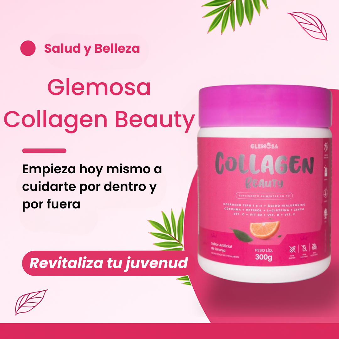 Glemosa Collagen Beauty® 300g | Nutre, Rejuvenece y Transforma