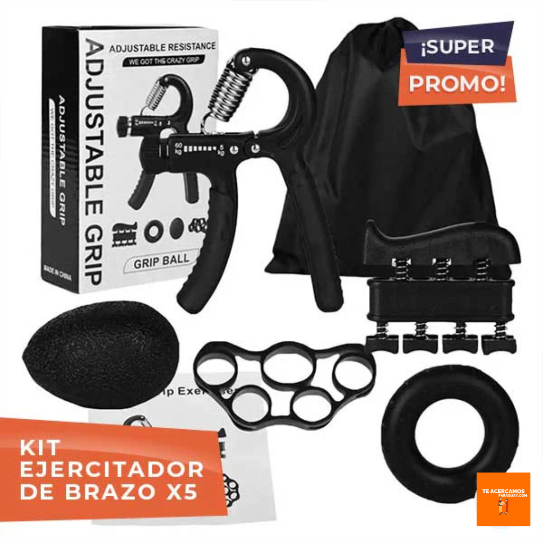 GripMax PRO™ - Kit de Entrenamiento 5 Piezas