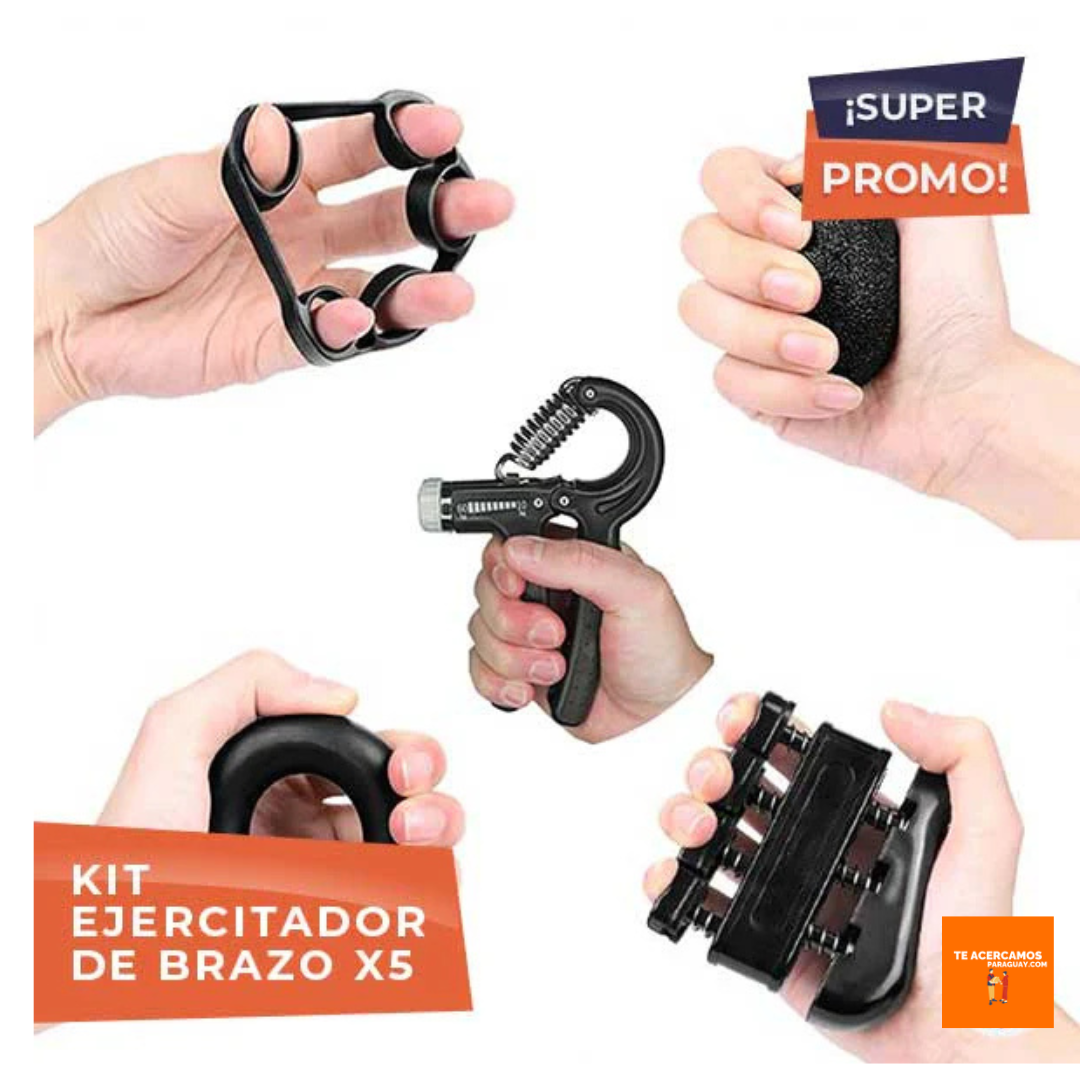 GripMax PRO™ - Kit de Entrenamiento 5 Piezas