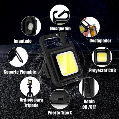 KeyFlashlight™ - Super Llavero Linterna Led Portátil