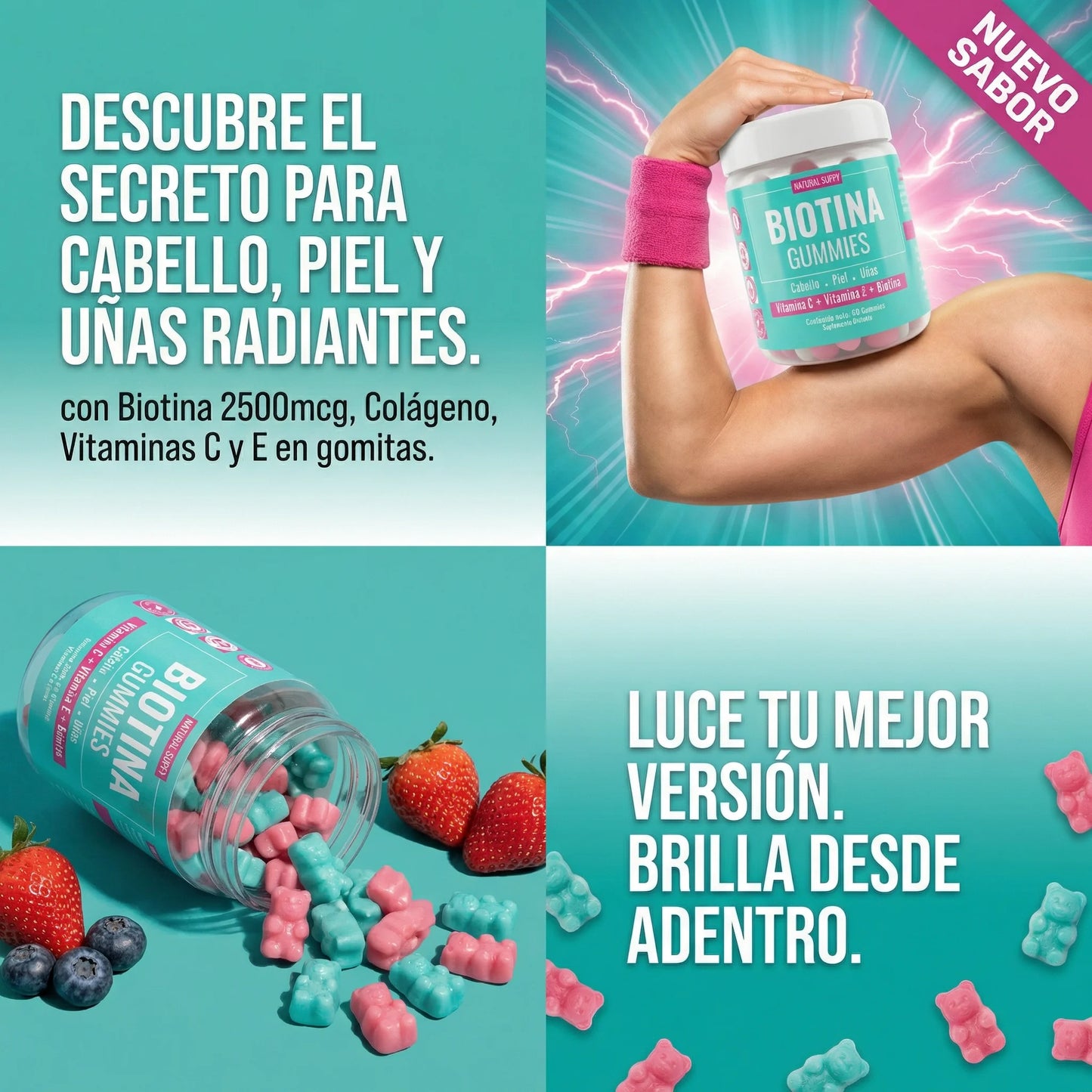 Natural Suppy® | Biotina Gummies a